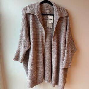 Barefoot Dreams Women's Cardigan in Soft Tan